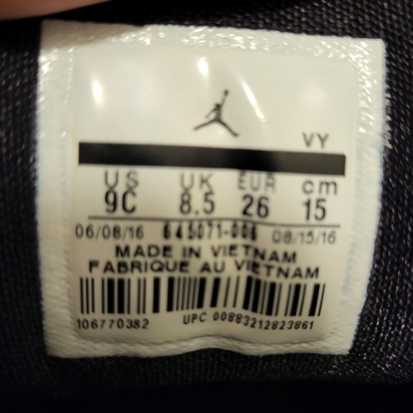 Jordan New Flight Toddler sz 9c - Picture 5 of 6